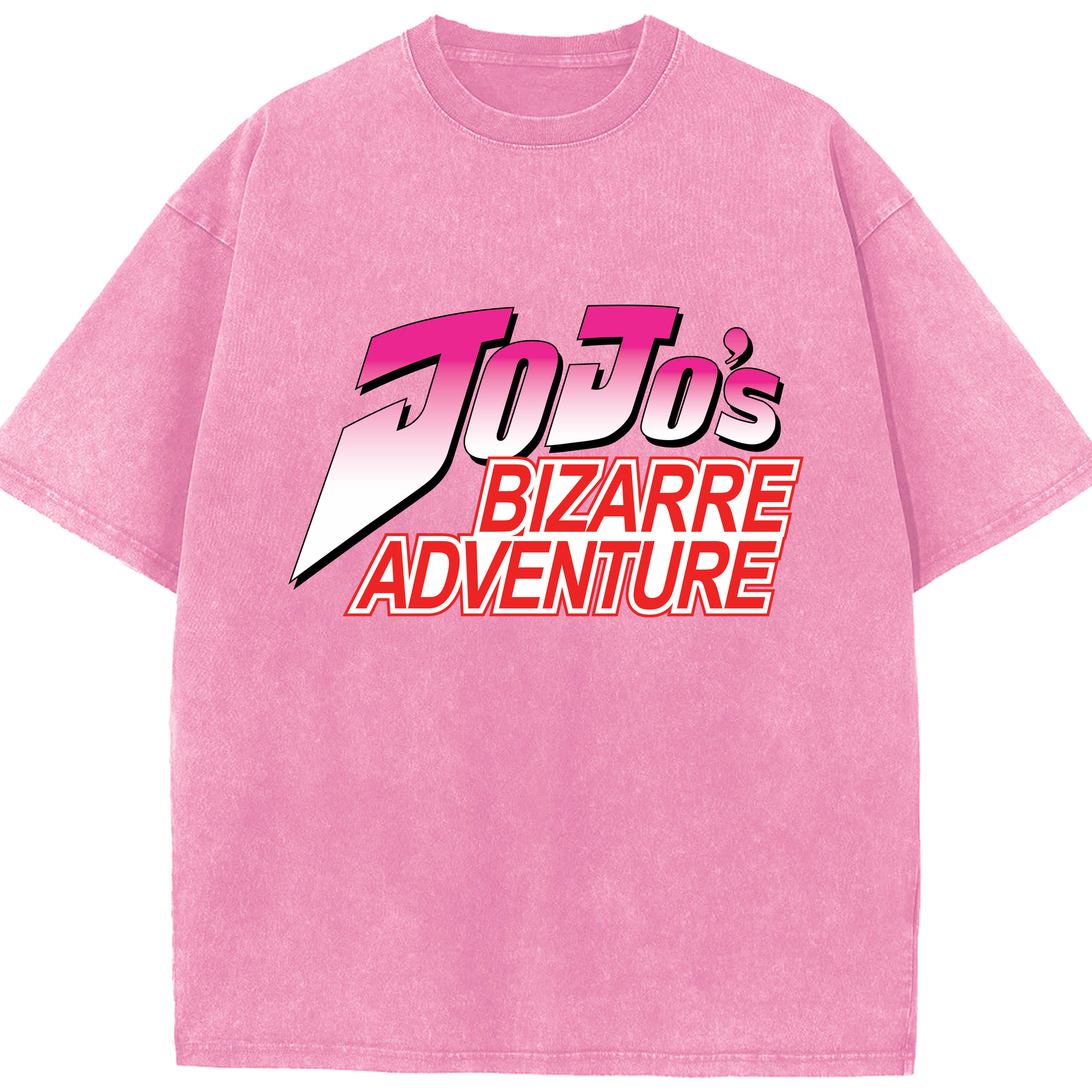（画像用） ジョジョの奇妙な冒険 JoJo's Bizarre Adventure 綿100% ヴィンテージ風 半袖Tシャツ（フロントプリント）